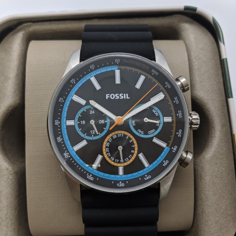 Fossil Men's Silicone Watch